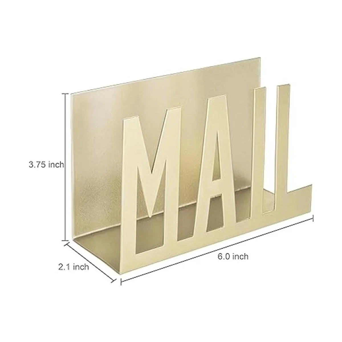 MyGift Moderno organizador de metal de latón para encimera_5