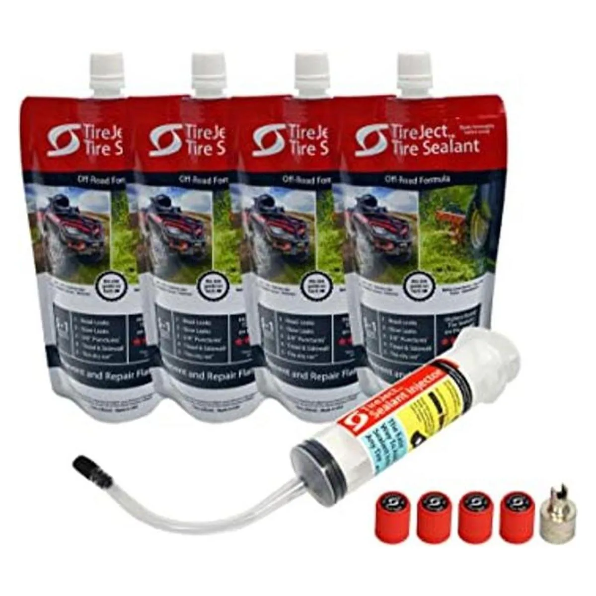 TireJect Kit de sellado de neumáticos todoterreno 5 en 1_1
