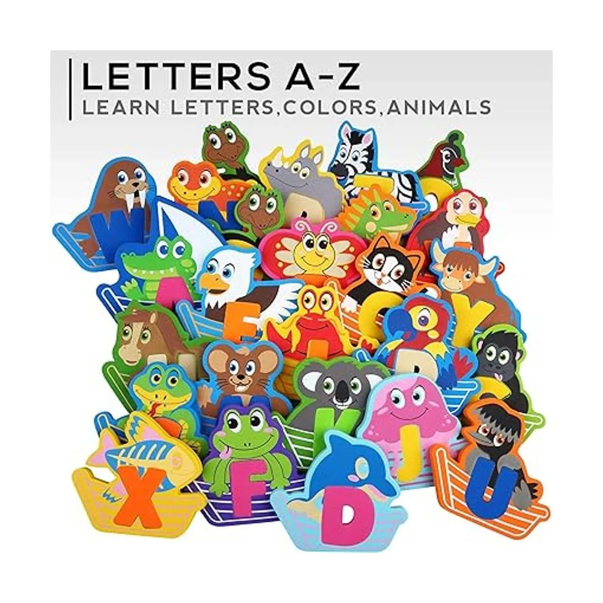 Juguetes de baño de espuma no tóxica para niños y niñas_2