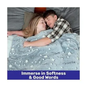 Manta que brilla en la oscuridad manta de forro polar de_4