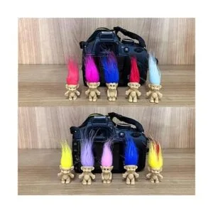 10 mini muñecas de trol PVC vintage Trolls Lucky Doll_4