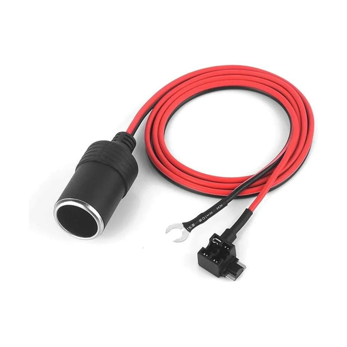 Jtron Mechero de coche con fusible 1 juego de adaptador_3