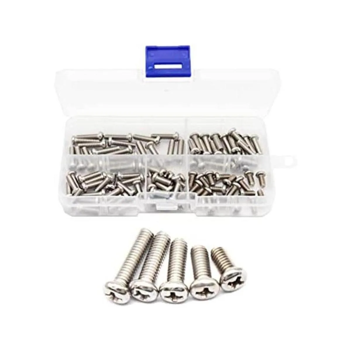CSeao Juego de 100 tornillos M4 para máquina Phillips_1