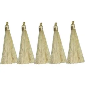 PAMIR TONG Borlas de seda de rayón chino 3.1 in hechas_3