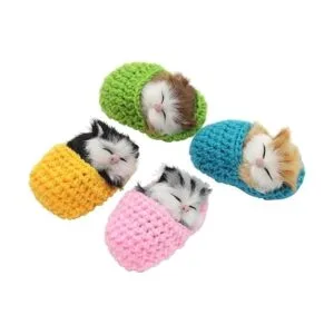 Coolayoung 4 piezas de juguete de muñeca con gato_2