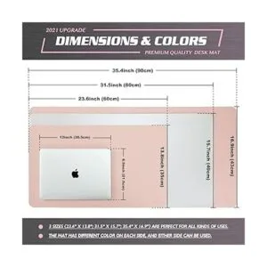 Knodel Alfombrilla de escritorio para mouse impermeable_4