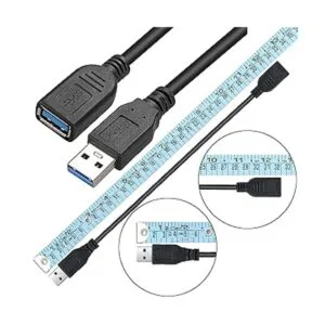 SaiTech IT Paquete de 4 cables de extensión USB 3.0 de_2