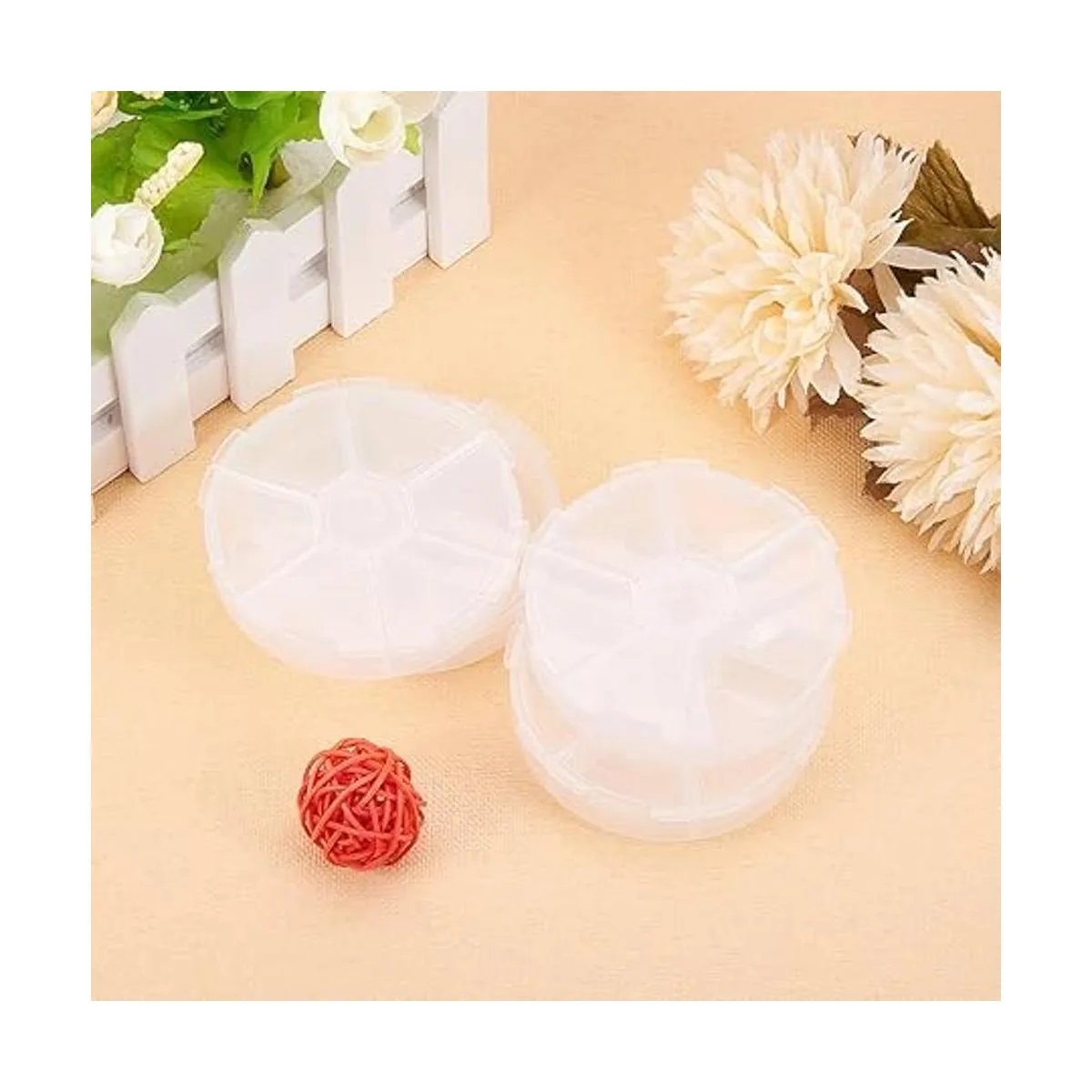 Pandahall 20 recipientes de plástico de 3.07 pulgadas de_6