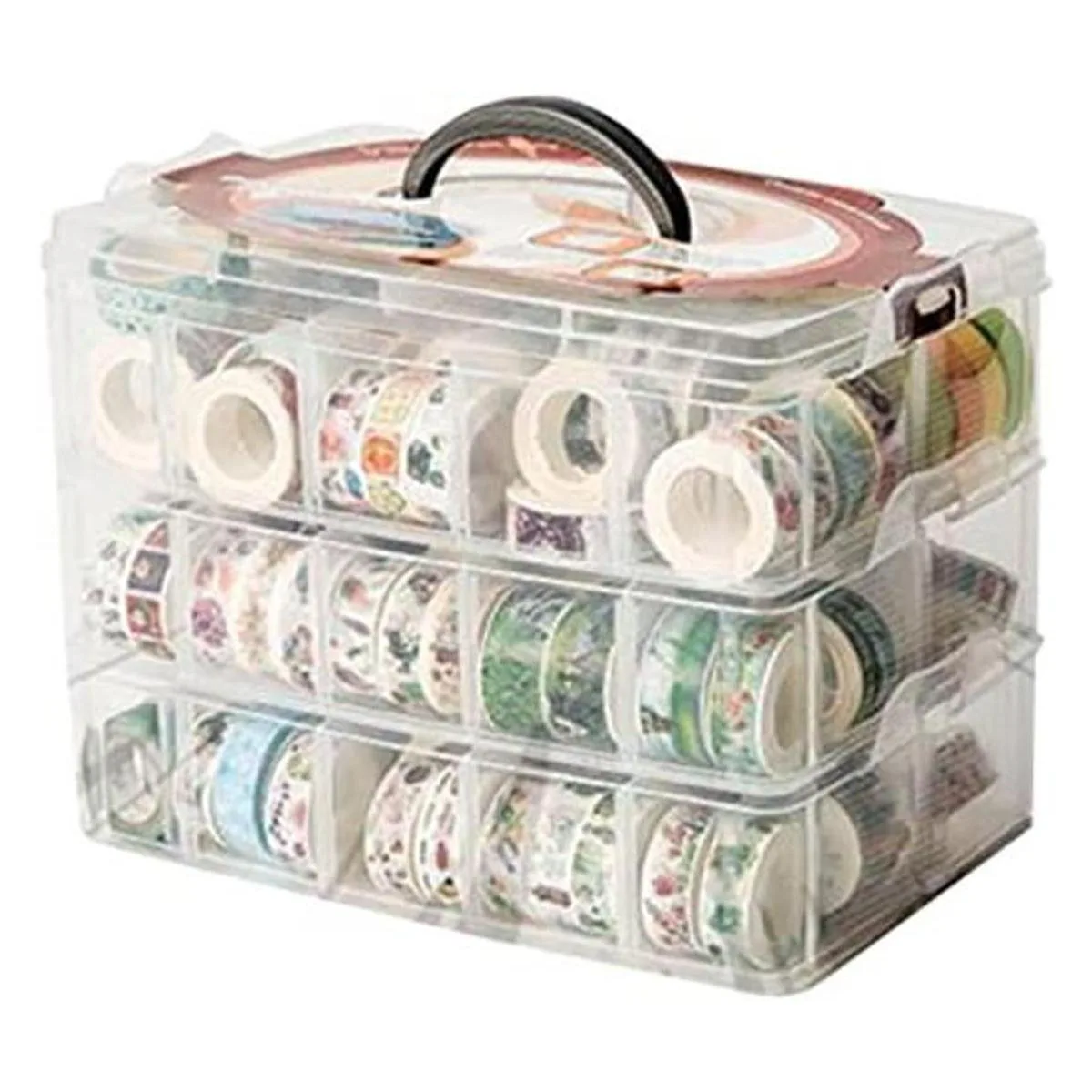 HomDSim Washi Caja organizadora de cinta de_1