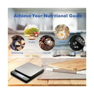 KitchenTour Báscula digital de cocina 0.00 oz de alta_5