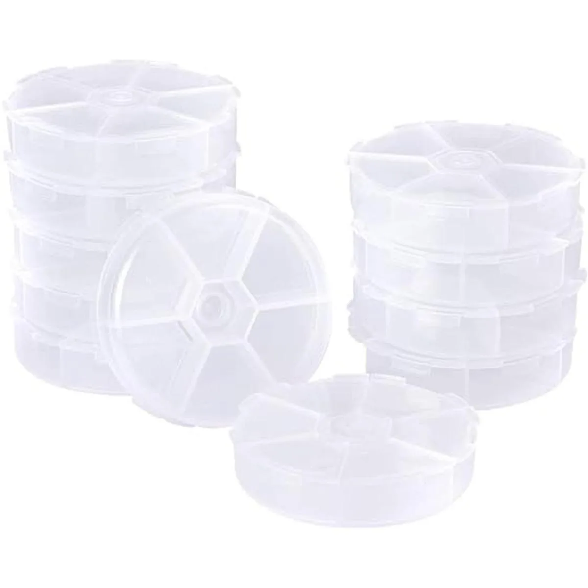 Pandahall 20 recipientes de plástico de 3.07 pulgadas de_1