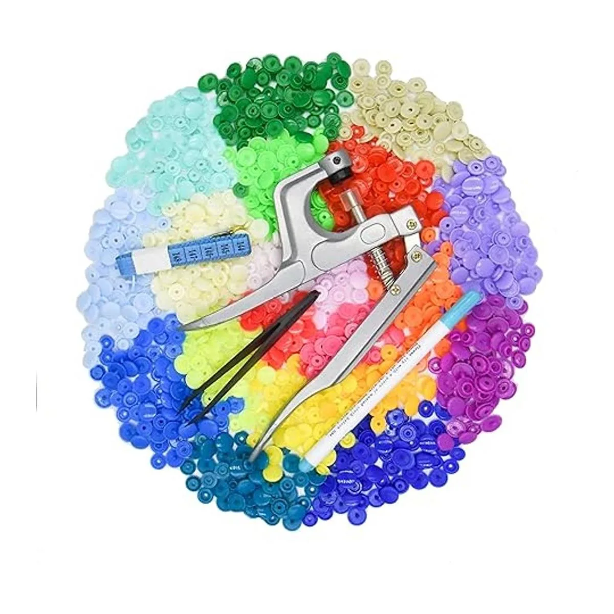 LYNDA Juego de alicates a presión 360 juegos de botones_3