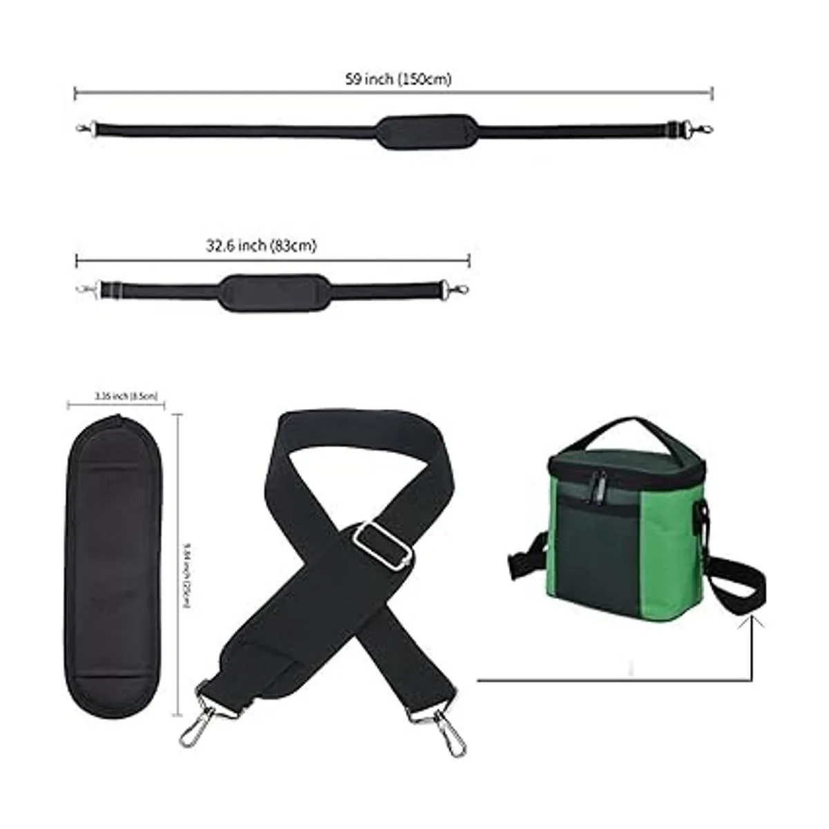 JAKAGO 59 correa de hombro ancha de repuesto bolsa_6