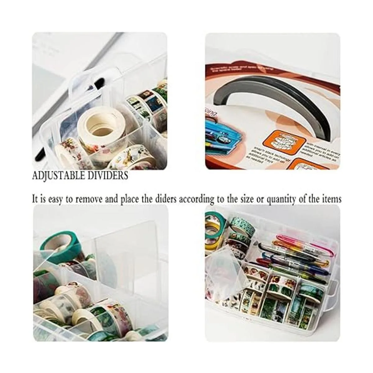 HomDSim Washi Caja organizadora de cinta de_6