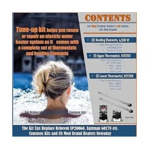 EWH01 Kit de afinación de calentador de agua eléctrico_7