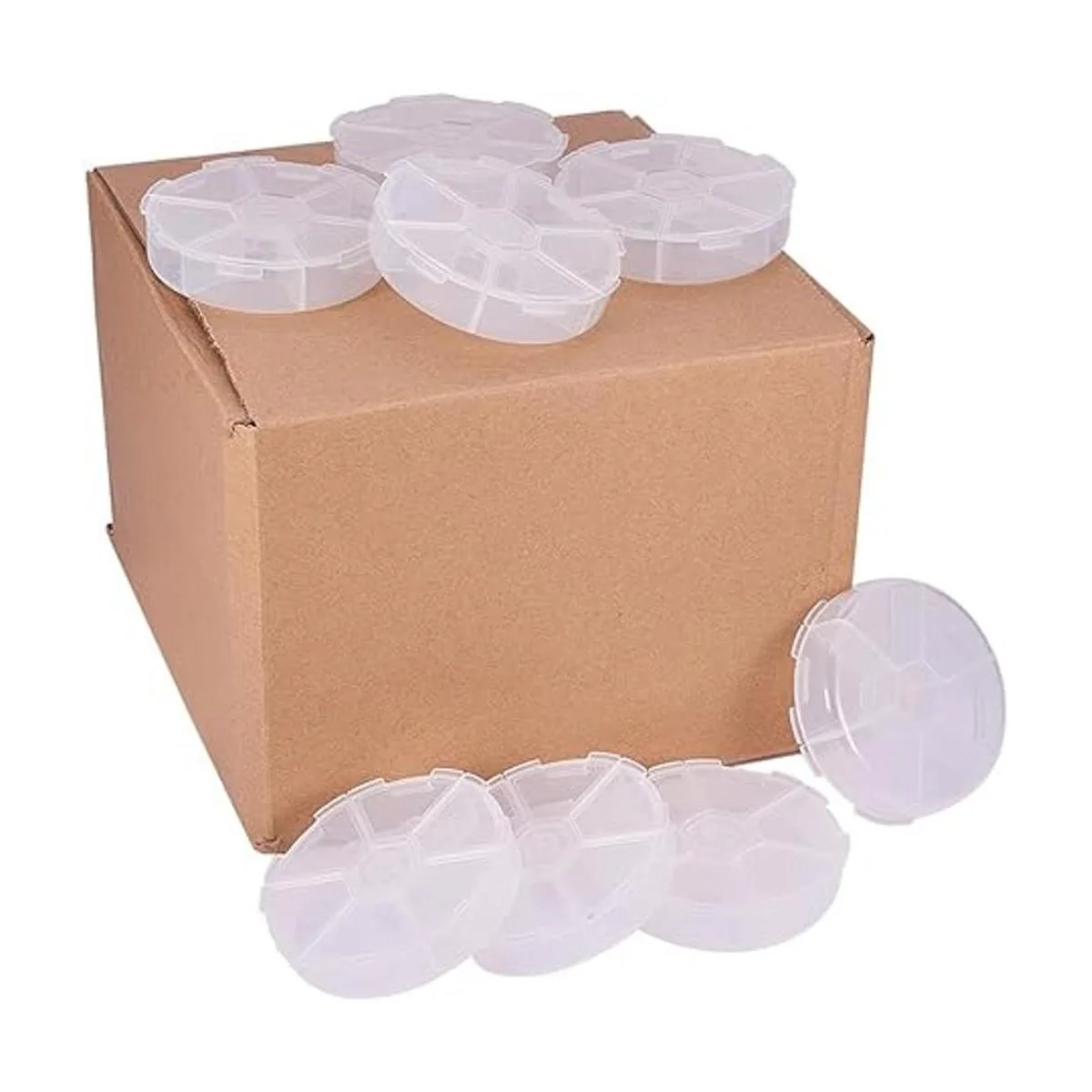 Pandahall 20 recipientes de plástico de 3.07 pulgadas de_7