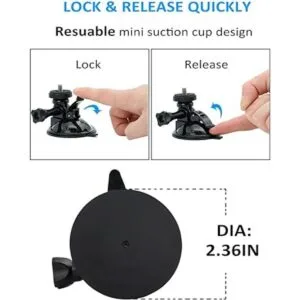 Kolasels Soporte para cámara de parabrisas de coche 14_2