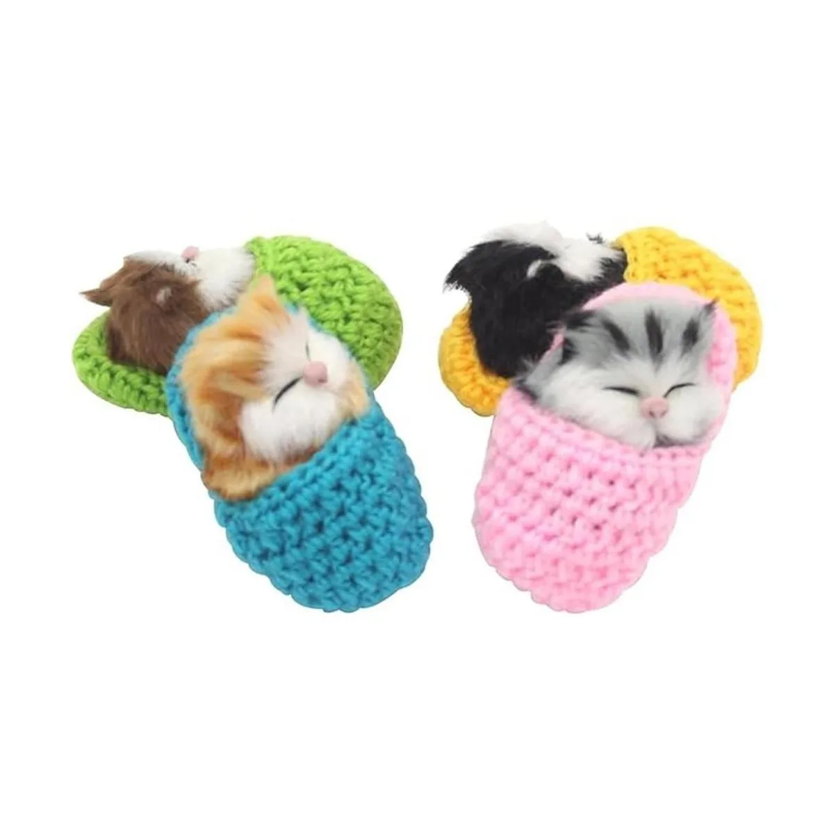 Coolayoung 4 piezas de juguete de muñeca con gato_4