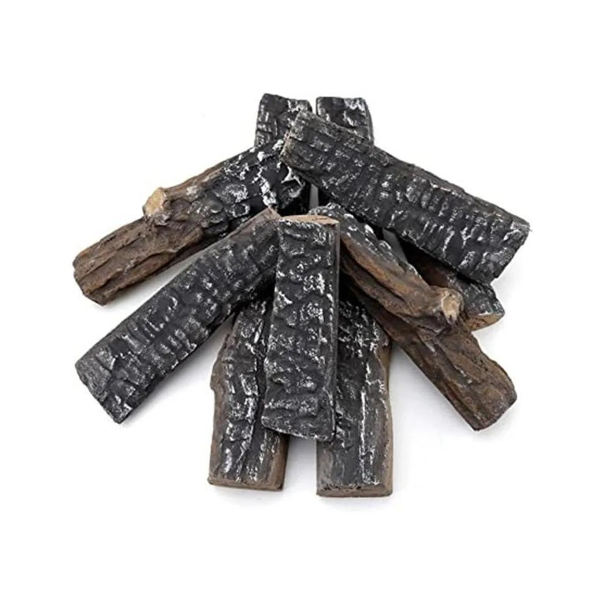 Skyflame Juego de 8 piezas de madera de cerámica y_1