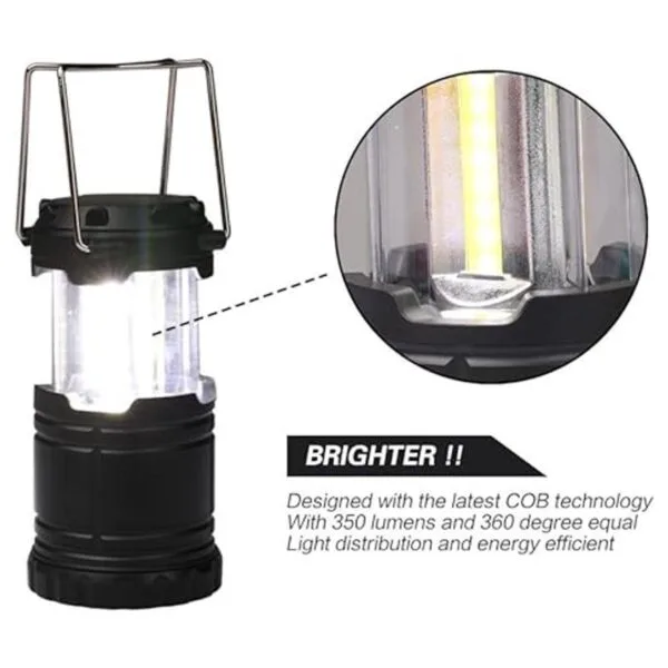 Linterna LED Mini paquete de 4 farolillos de camping con_2