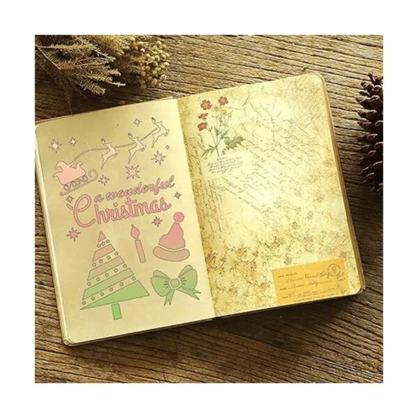 Apol 12 plantillas de plástico para pintura de Papá Noel_3