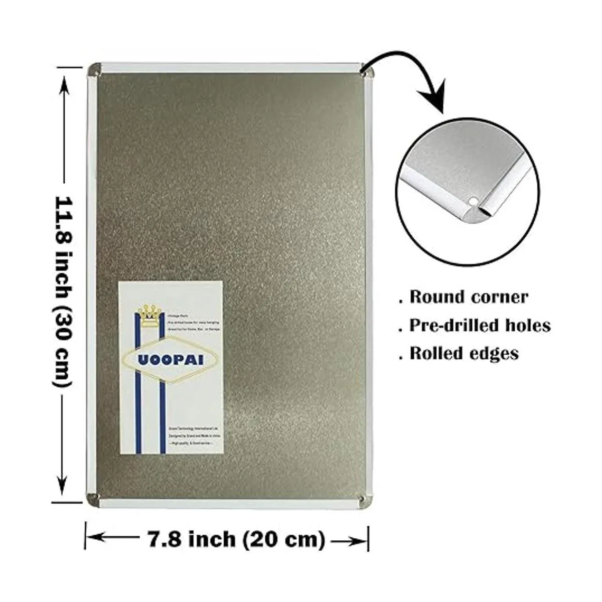 Letrero de metal con texto The Best Things In Life Are_5