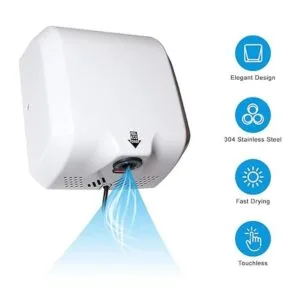 Goetland Secador de manos comercial de acero inoxidable de_4