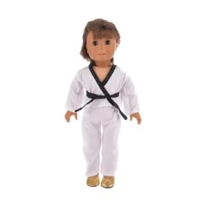 El traje de karate blanco Tae Kwon Do incluye blusa_6