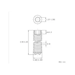 Juego de 50 tornillos hexagonales de acero inoxidable_2