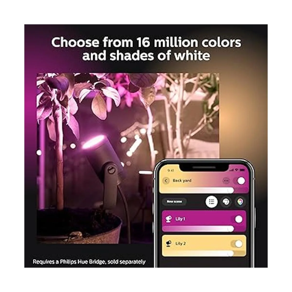 Philips Hue Lily Extensión de luz inteligente de exterior_5