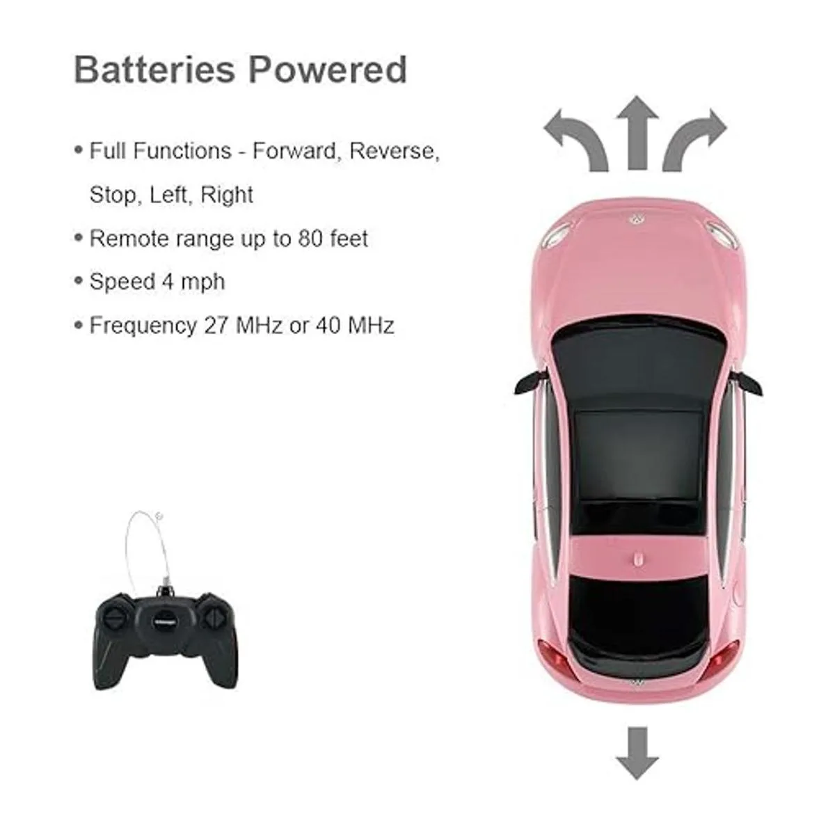 Mando a distancia para Volkswagen Beetle con licencia RC_5