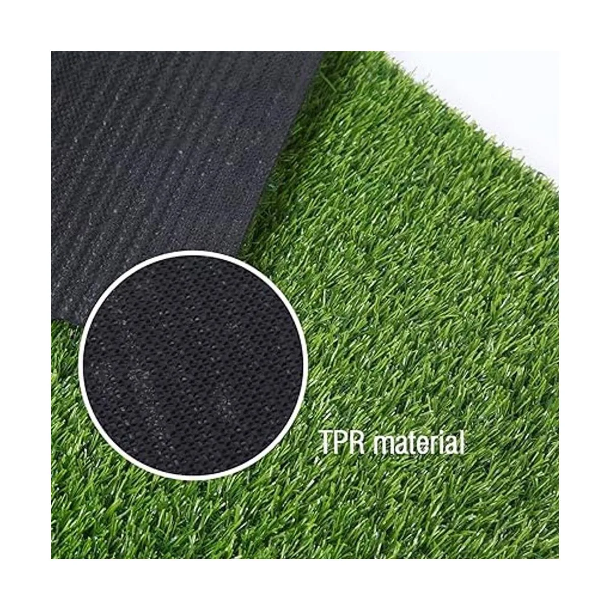 MAYSHINE Tapete de césped artificial para puerta para_5