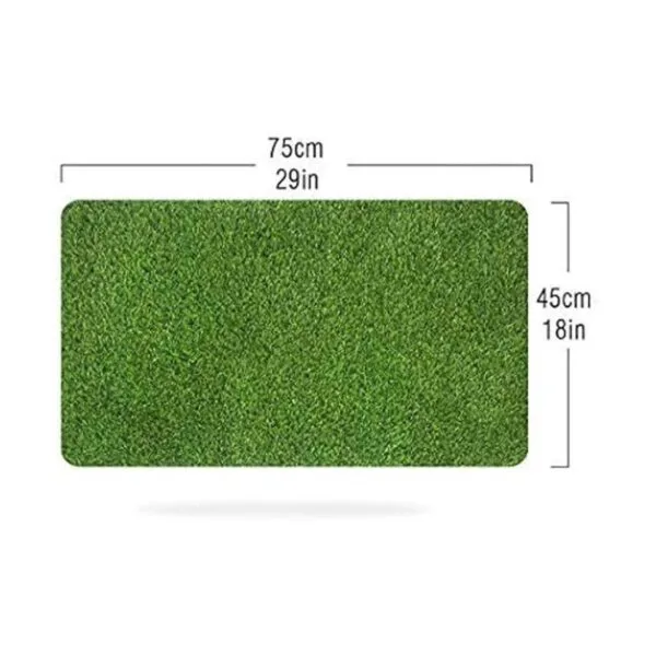 MAYSHINE Tapete de césped artificial para puerta para_2