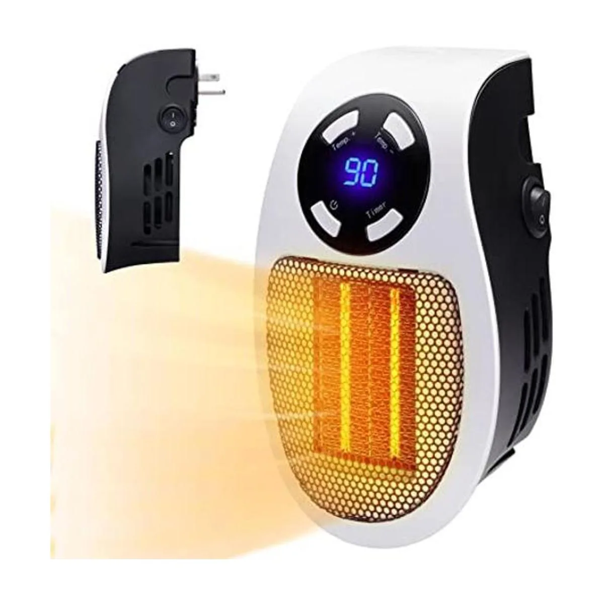 Calentador de espacio de pared portátil de 350 W con_1