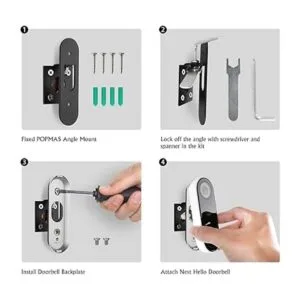 POPMAS Nest Hello Adaptador de ajuste de metal ajustable_5