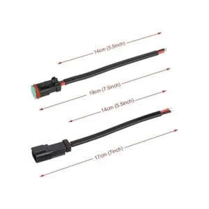 TOMALL Deutsch DT DTP Arnés de cableado macho hembra de 2_2