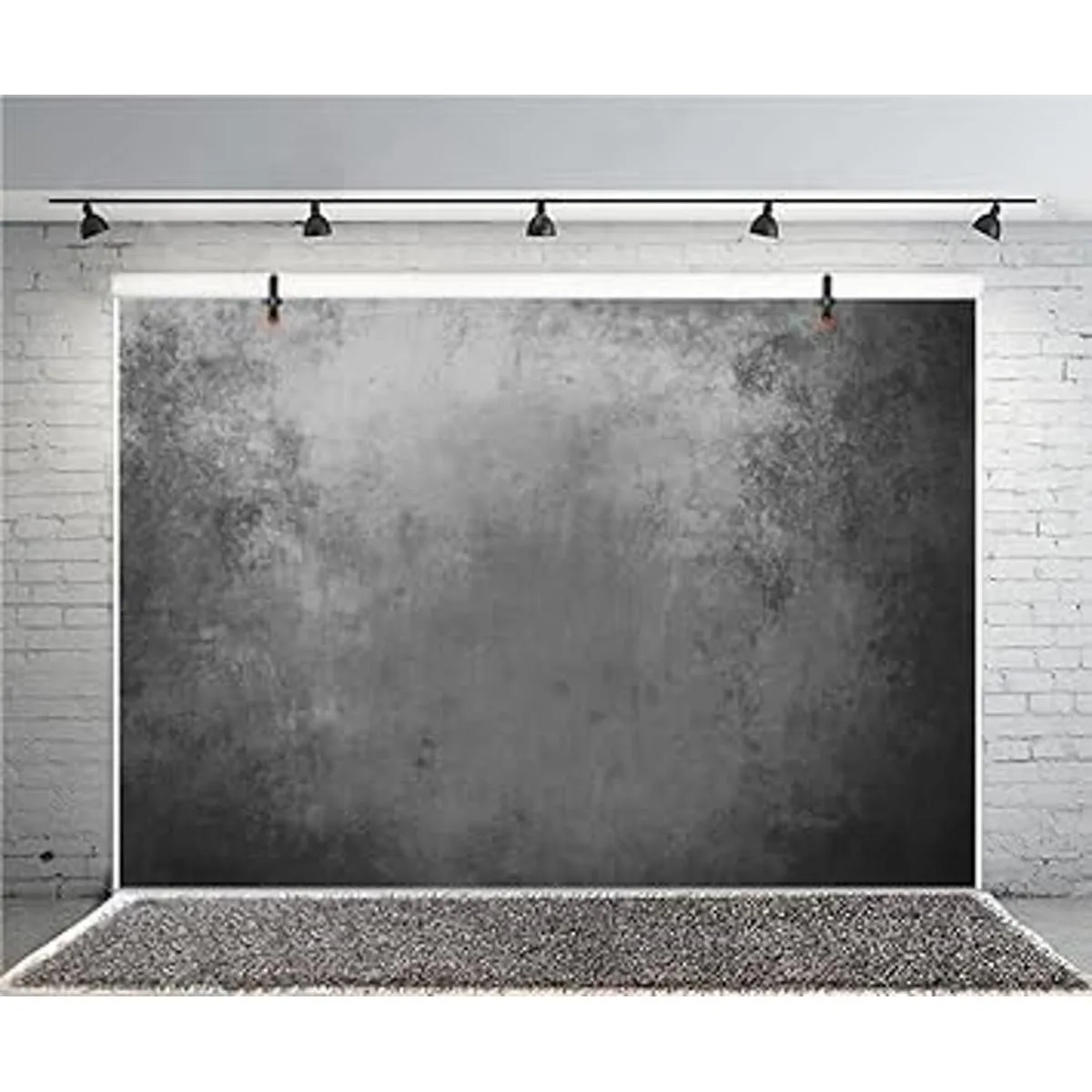 LFEEY Telón de fondo gris abstracto vintage de 10 x 8 pies_4