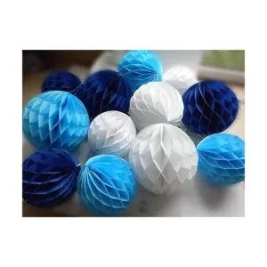 Daily Mall Juego de 9 bolas de papel de seda de 3.0 in_2