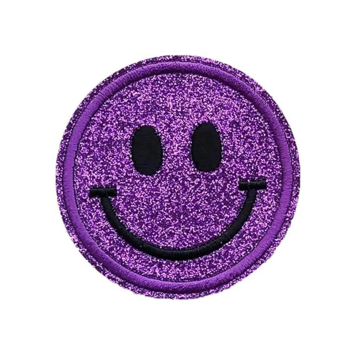 Qingxi Charm 18 piezas brillante chispa sonrisa cara coser_5