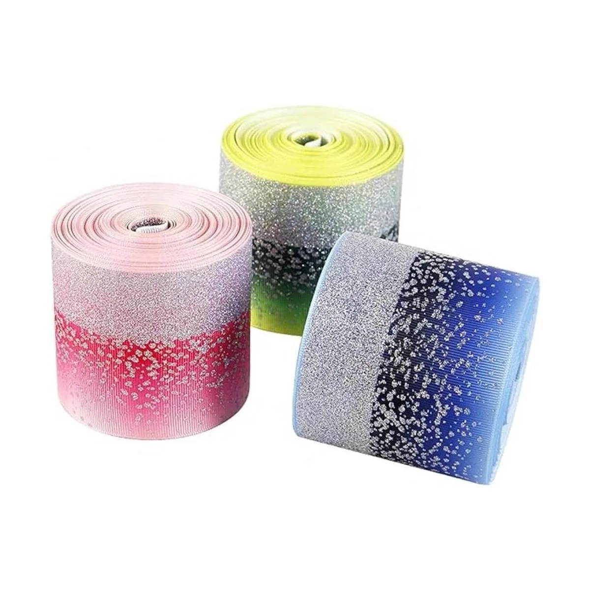 David accessories Cinta de grogrén de tela con purpurina_3