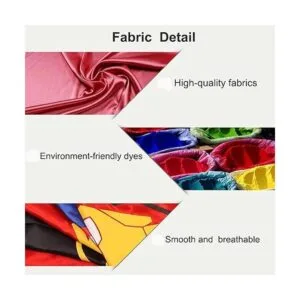 Conjunto de capas de superhéroe para niños disfraz con_4