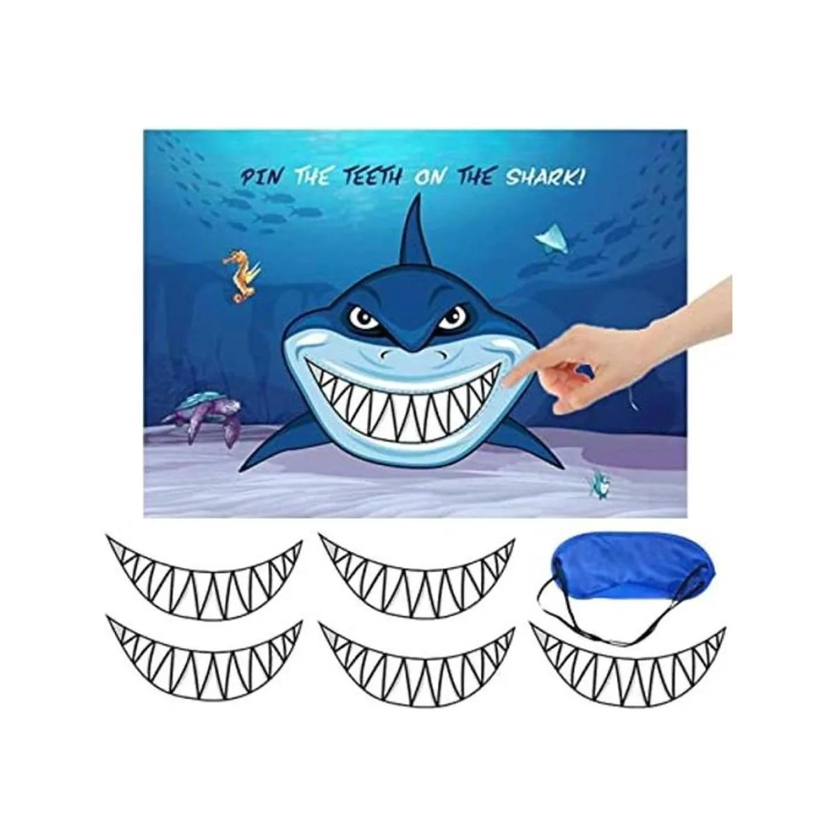 CocoHut Suministros de fiesta de tiburones pin los_1