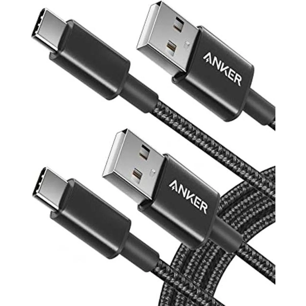 Cable USB C Anker 2 unidades 6 pies cargador tipo C_1