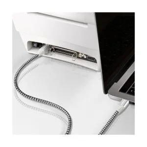Fasgear Cable USB C a USB B de 6 pies de nailon trenzado_6