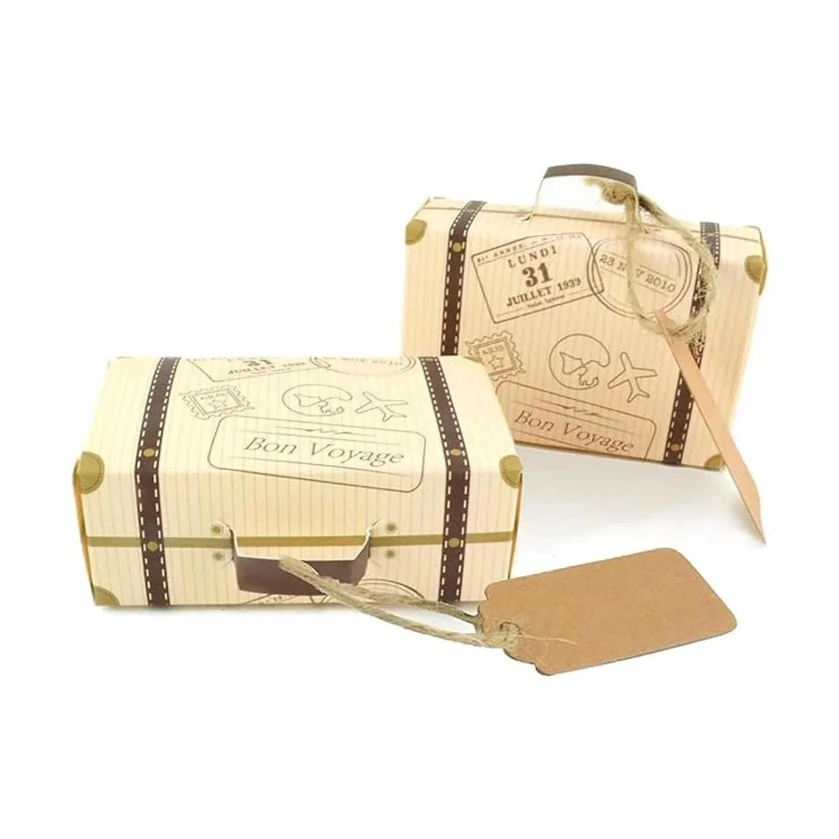 Faylapa Cajas de dulces para maleta caja de dulces para_5