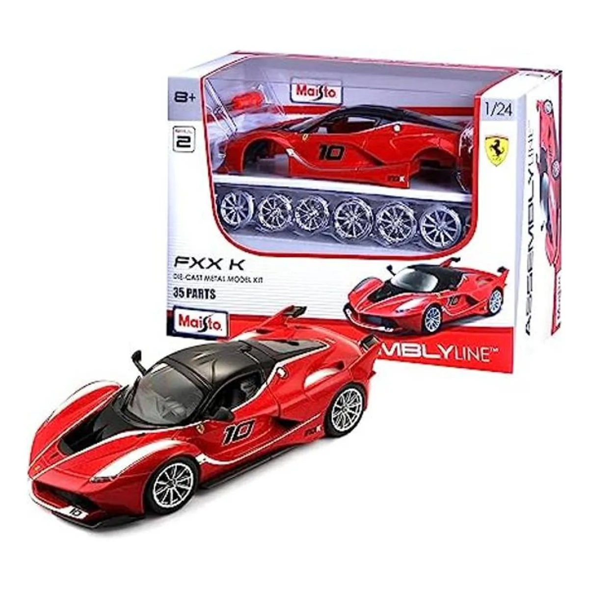 Maisto Línea de montaje 1 24 Ferrari FXXK Rojo_1