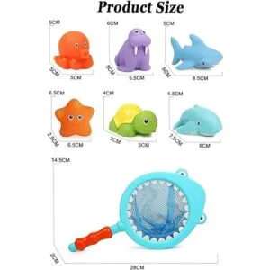 Bath Toy Water Spraying Discoloration Floating Animals_6