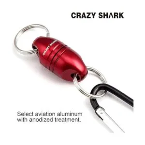 CRAZY SHARK Carcasa magnética de aluminio para pesca con_3