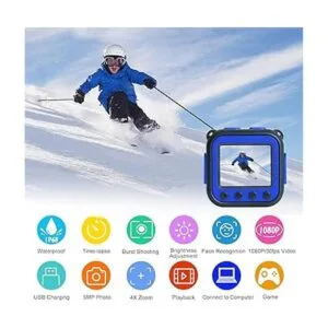 PROGRACE Cámara impermeable para niños videocámara_2
