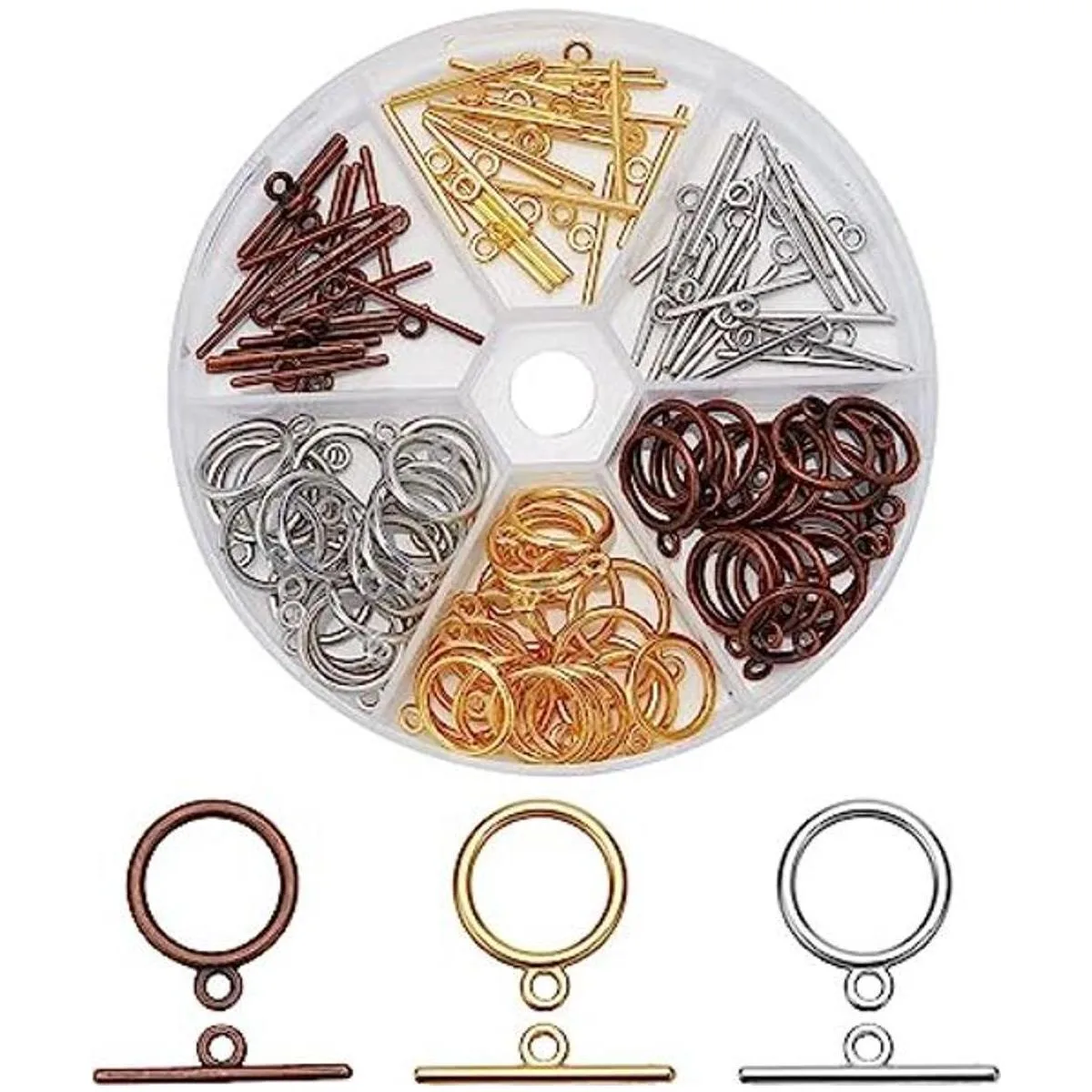 PH PandaHall 60 juegos de cierres de palanca cierre de_1